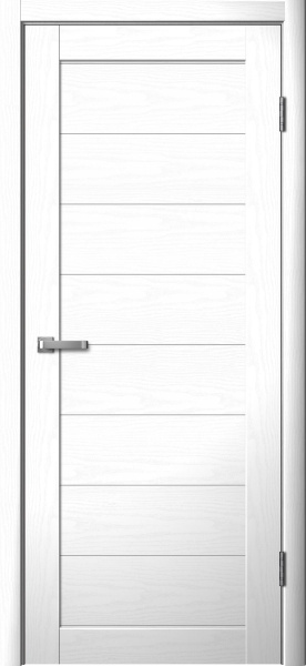 Межкомнатная дверь FlyDoors 218 ДГ Ясень белый 600х2000