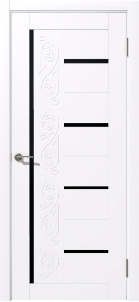 Межкомнатная дверь Дубрава Сибирь Азалия ДГ Белый 900х2000