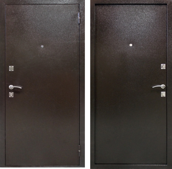 Входная дверь Optimum Лига 70 металл Медный антик 960х1800 Правое