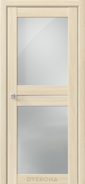 Межкомнатная дверь DVERONA Омега С2 CPL Ясень Аляска/ Сатин 600х2000