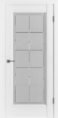 Межкомнатная дверь VFD E1 ДО Emalex Ice/ Crystal Cloud 600х2000
