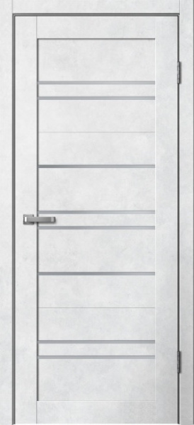 Межкомнатная дверь FlyDoors 294 (B2) ДО Бетон светлый/ Мателюкс 600х2000