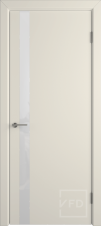 Межкомнатная дверь VFD Niuta Ett ДО Ivory/ White Gloss 600х2000