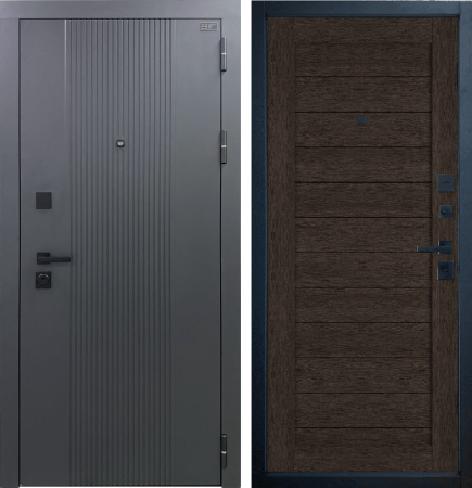 Входная дверь VFD Balance Twin Atum 6 Sharkskin/ Wenge 960х2050 Левое