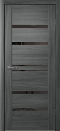 Межкомнатная дверь FlyDoors B1 ДО  Ясень графит/ Мателюкс бронза  700х2000