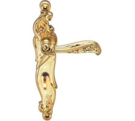 Дверная ручка на планке Archie RIZO OL  SG Золото матовое