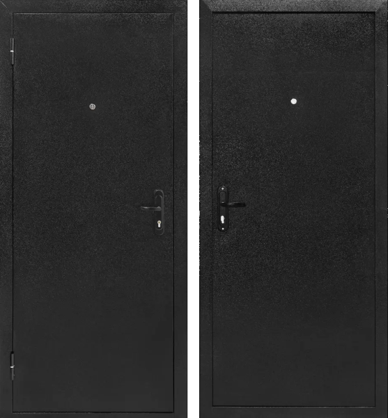 Входная дверь Форпост 52 Черный антик 860х2050 Левое