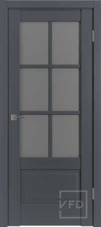 Межкомнатная дверь VFD ER2 ДО Emalex Onyx/ Dark Cloud 600х2000