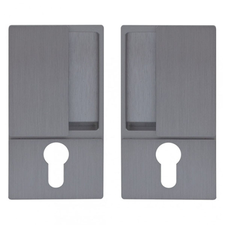 Ручка под цилиндр AGB B30003.01  SC Хром матовый