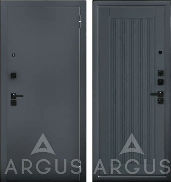 Входная дверь Argus ДА 84 Дайкири Букле графит/ Мэджик лид 870х2060 Левое