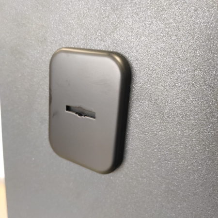 Входная дверь Страж 3К Люкс 4 Колоре графит/ Листвинница светлая 960х2050 Левое