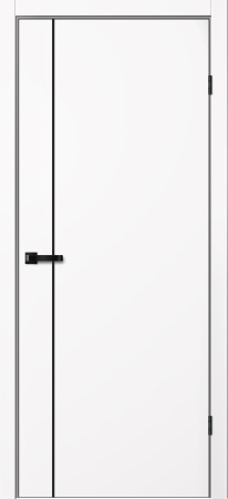 Межкомнатная дверь FlyDoors FN 33 ДГ Эмалит Белый 900х2000 (Защелка магнит. WC)
