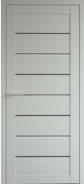 Межкомнатная дверь Albero Сеул VNL ДО Платина/ Мателюкс графит 900х2000