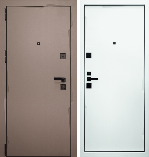 Входная дверь VFD Concept Pulse Niuta Velure Hamada/ Emalex Ice 850х2030 Левое