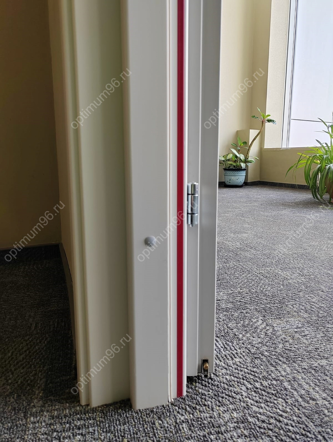 Противопожарные деревянные двери для БЦ Панорама