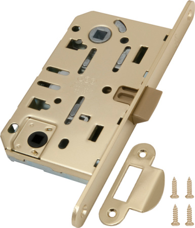 Защелка сантехническая пластиковая AGB B01102.50.567 с отв.пл.  B Латунь