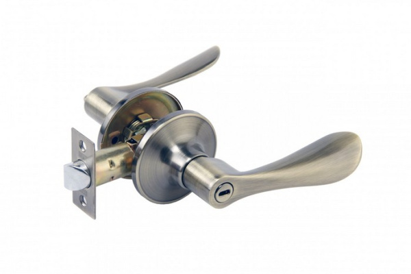 Дверная ручка-защелка Bussare 37-03  AB Бронза античная