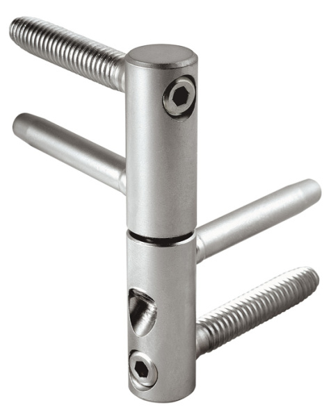 Петля ввертная AGB E01150.16  PC Хром