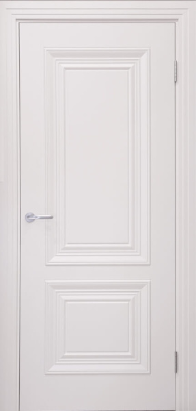Межкомнатная дверь Domea Неаполь-2 (багет) ДГ Эмаль белая 600х2000