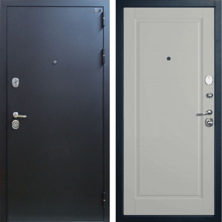 Входная дверь VFD Expert Pro 3K Glanta Букле черный/ Emalex Taupe 860х2050 Правое