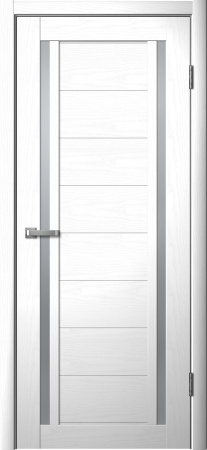 Межкомнатная дверь FlyDoors 203 ДО Ясень белый/ Мателюкс 700х2000