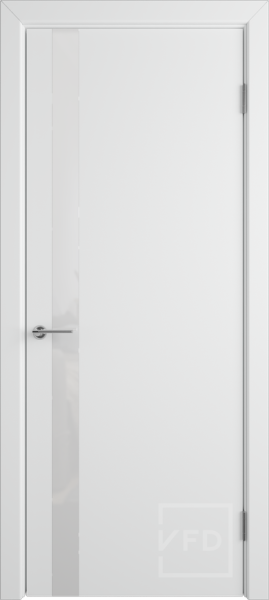 Межкомнатная дверь VFD Niuta Ett ДО Polar/ White Gloss 900х2000 (Врезка под замок)