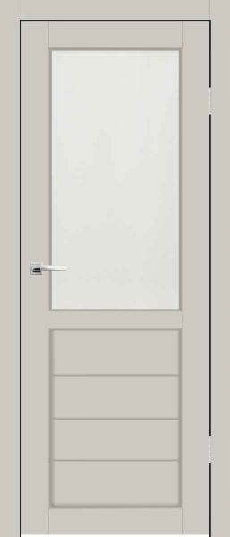 Межкомнатная дверь Synergy Венеция ДО Серый матовый/ Сатин 900х2000