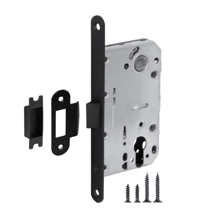 Замок пластиковый под цилиндр Fuaro PLASTP85C-50 BL Черный