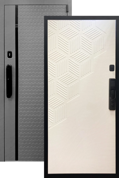 Входная дверь с электрозамком Выбор Электра  Дюна мистраль/ Дюна норд 860х2050 Левое