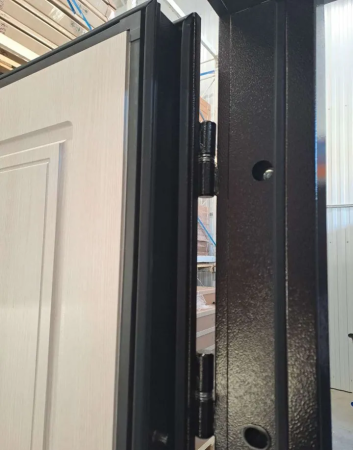 Входная дверь с терморазрывом Промет Термо Норд Антик медь/ Лиственница белая 980х2050 Правое