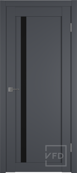 Межкомнатная дверь VFD E34 ДО Emalex Onyx/ Black Gloss 900х2000