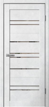 Межкомнатная дверь FlyDoors 294 (B2) ДО Бетон светлый/ Зеркало 800х2000