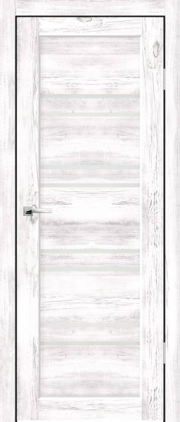 Межкомнатная дверь Synergy Дуэт ДО Арктик/ Сатин 600х2000