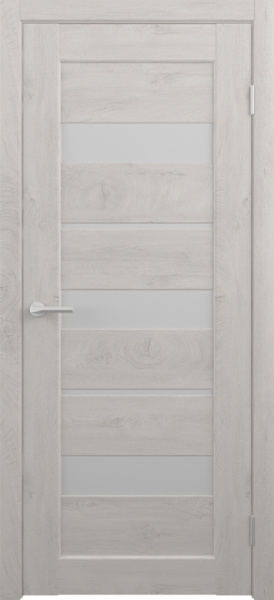 Межкомнатная дверь Albero Бостон ДО Дуб снежный/ Мателюкс 600х2000