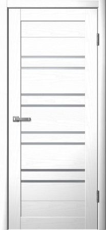 Межкомнатная дверь FlyDoors 282 ДО  Ясень белый/ Мателюкс  900х2000