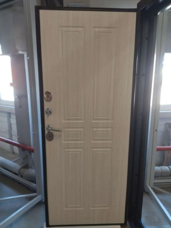 Входная дверь с терморазрывом Промет Термо Норд Антик медь/ Лиственница белая 980х2050 Правое