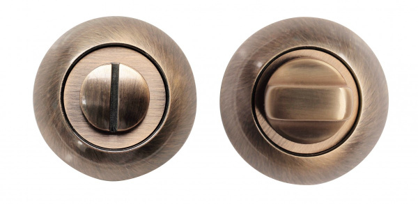 Завертка сантехническая Bussare WC-10  AB Античная латунь