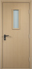 Дверь противопожарная деревянная остекленная ДДПО-01 EI-30 Беленый дуб 600х2000
