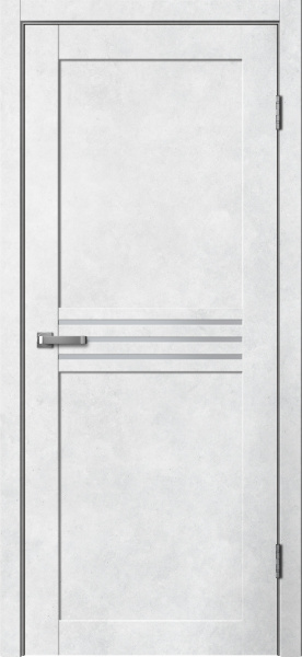 Межкомнатная дверь FlyDoors 237 ДО Бетон светлый/ Мателюкс 600х2000