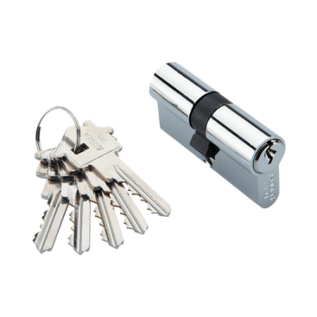 Цилиндровый механизм Adden Bau CYL 5-60 KEY  PC Хром