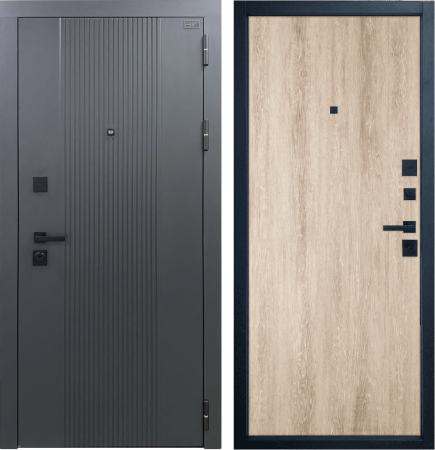 Входная дверь VFD Balance Twin Niuta Sharkskin/ Sand Vellum 860х2050 Правое