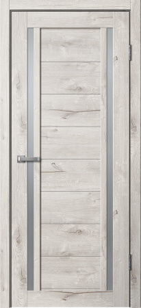 Межкомнатная дверь FlyDoors 203 ДО  Дуб арктик/ Мателюкс бронза  900х2000