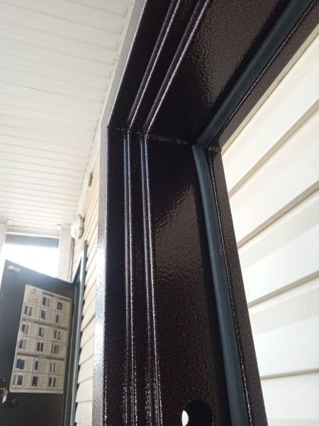 Входная дверь Страж 3К Броня Классика Антик медь/ Венге 960х2050 Левое