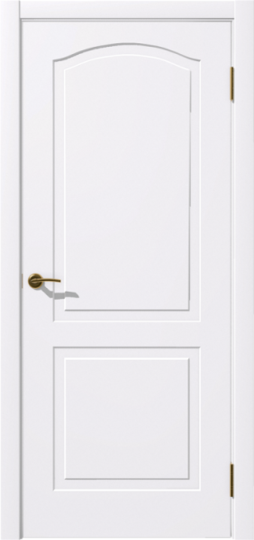 Межкомнатная дверь Дубрава Сибирь Лотос ДГ Белый 600х2000