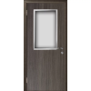 Влагостойкая дверь Kapelli classic ДО Дуб неаполь серый 600х2000/ ст. Прозрачное h900х300