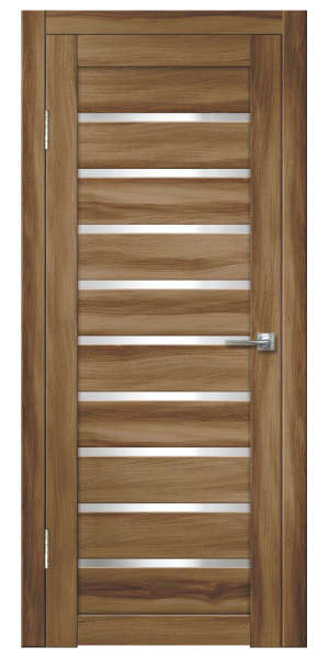 Межкомнатная дверь Дверная линия Грация 2 ДО Барон темный/ Сатин 600х2000