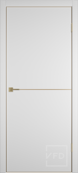 Межкомнатная дверь VFD Urban 1 Emalex Ice/ кромка GE с 4-х сторон 900х2000 (Врезка под замок)