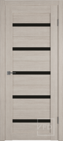 Межкомнатная дверь VFD Atum 7 ДО Cappuccino/ Black Gloss 600х2000