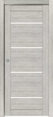 Межкомнатная дверь INFODOORS Grace 204 ДО Дуб дымчатый/ Сатинат белое 800х2000