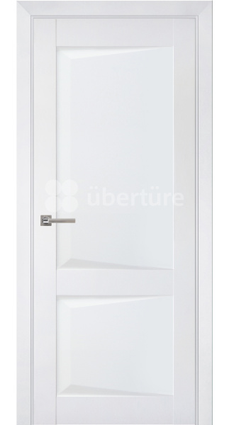 Межкомнатная дверь Uberture Перфекто 102 ДГ  Белый бархат   600х2000